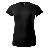 MASTER LADY, women's t-shirt, 100% cotton, slim fit, black
