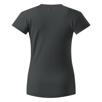 MASTER LADY, women's t-shirt, 100% cotton, slim fit, dark gray