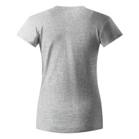 MASTER LADY, women's t-shirt, 100% cotton, slim fit, ash