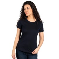 MASTER LADY, women's t-shirt, 100% cotton, slim fit, blue
