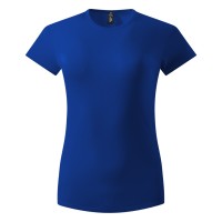 MASTER LADY, women's t-shirt, 100% cotton, slim fit, royal blue