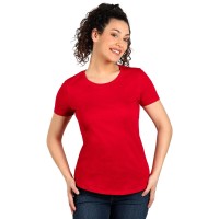 MASTER LADY, women's t-shirt, 100% cotton, slim fit, red