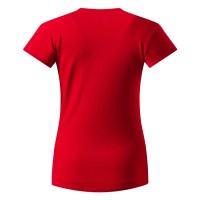 MASTER LADY, women's t-shirt, 100% cotton, slim fit, red