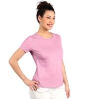 MASTER LADY, women's t-shirt, 100% cotton, slim fit, rose
