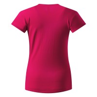 MASTER LADY, women's t-shirt, 100% cotton, slim fit, fuchsia