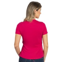 MASTER LADY, women's t-shirt, 100% cotton, slim fit, fuchsia
