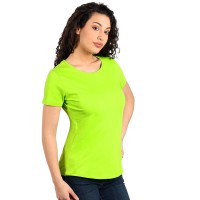MASTER LADY, women's t-shirt, 100% cotton, slim fit, kiwi