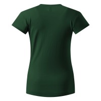 MASTER LADY, women's t-shirt, 100% cotton, slim fit, forest green