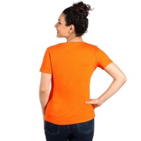 MASTER LADY, women's t-shirt, 100% cotton, slim fit, orange