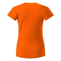 MASTER LADY, women's t-shirt, 100% cotton, slim fit, orange