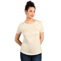 MASTER LADY, women's t-shirt, 100% cotton, slim fit, beige