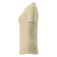 MASTER LADY, women's t-shirt, 100% cotton, slim fit, beige