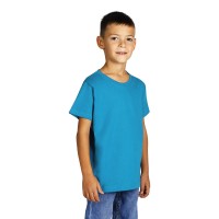 MASTER KID, kid's t-shirt, 100% cotton, turquoise