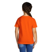 MASTER KID, kid's t-shirt, 100% cotton, orange