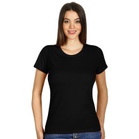 PREMIUM LADY 180, women`s t-shirt, 180 g/m2, black