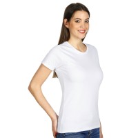 PREMIUM LADY 180, women`s t-shirt, 180 g/m2, white