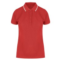 ATLANTIC LADY, women's polo shirt, 190 g/m2, red