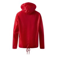RIVER, unisex windbreaker, red
