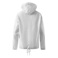 RIVER, unisex windbreaker, white