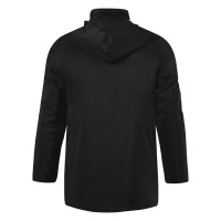 HILL, unisex fully zippered winter jacket, black