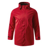 HILL, unisex fully zippered winter jacket, red