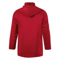 HILL, unisex fully zippered winter jacket, red