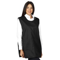 GARSON, pullover apron, black
