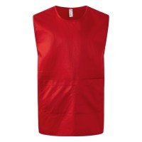GARSON, pullover apron, red