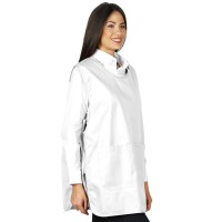 GARSON, pullover apron, white