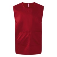 GARSON, pullover apron, burgundy