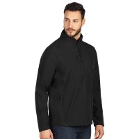 SKIPPER, softshell jacket, black