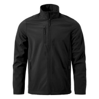 SKIPPER, softshell jacket, black