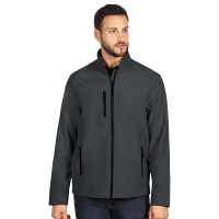 SKIPPER, softshell jacket, dark gray
