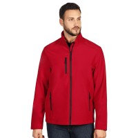 SKIPPER, softshell jacket, red