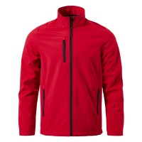 SKIPPER, softshell jacket, red