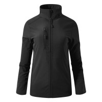 SKIPPER WOMEN, women's softshell jacket, black