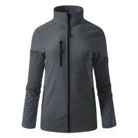 SKIPPER WOMEN, women's softshell jacket, dark gray