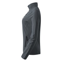SKIPPER WOMEN, women's softshell jacket, dark gray