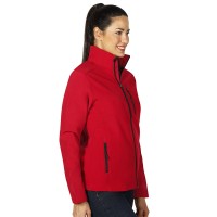 SKIPPER WOMEN, women's softshell jacket, red