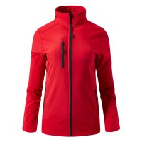 SKIPPER WOMEN, women's softshell jacket, red