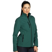 SKIPPER WOMEN, women's softshell jacket, green