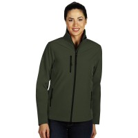 SKIPPER WOMEN, women's softshell jacket, olive