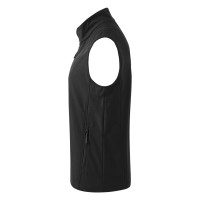 SKIPPER VEST, softshell bodywarmer, black