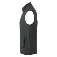 SKIPPER VEST, softshell bodywarmer, dark gray