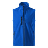SKIPPER VEST, softshell bodywarmer, royal blue