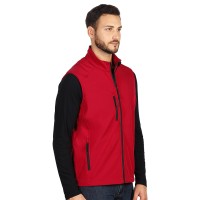 SKIPPER VEST, softshell bodywarmer, red