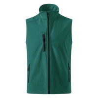 SKIPPER VEST, softshell bodywarmer, green
