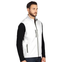 SKIPPER VEST, softshell bodywarmer, white