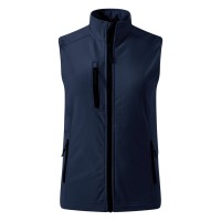 SKIPPER VEST WOMEN, women's softshell bodywarmer, blue