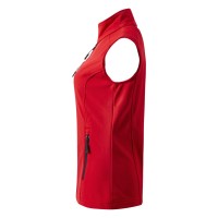 SKIPPER VEST WOMEN, women's softshell bodywarmer, red
